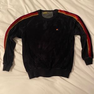 Aviator nation velour crewneck